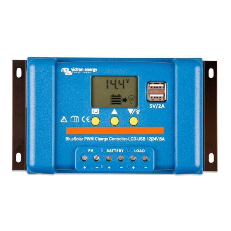 Controlador PWM VICTRON BlueSolar · 12/24V 20A LCD USB (VICTRON-CONTROLADOR-PWM-BLUESOLAR-12/24V-20A)