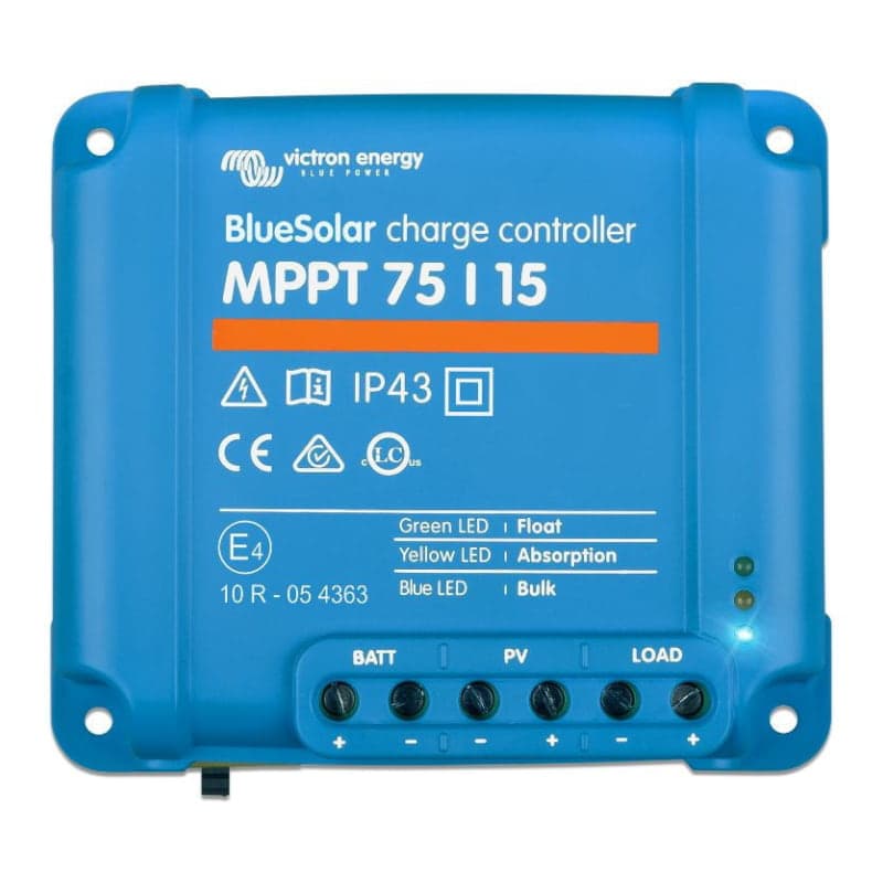 Controlador MPPT VICTRON BlueSolar · 75V 15A (VICTRON-CONTROLADOR-MPPT-BLUESOLAR-75V-15A)
