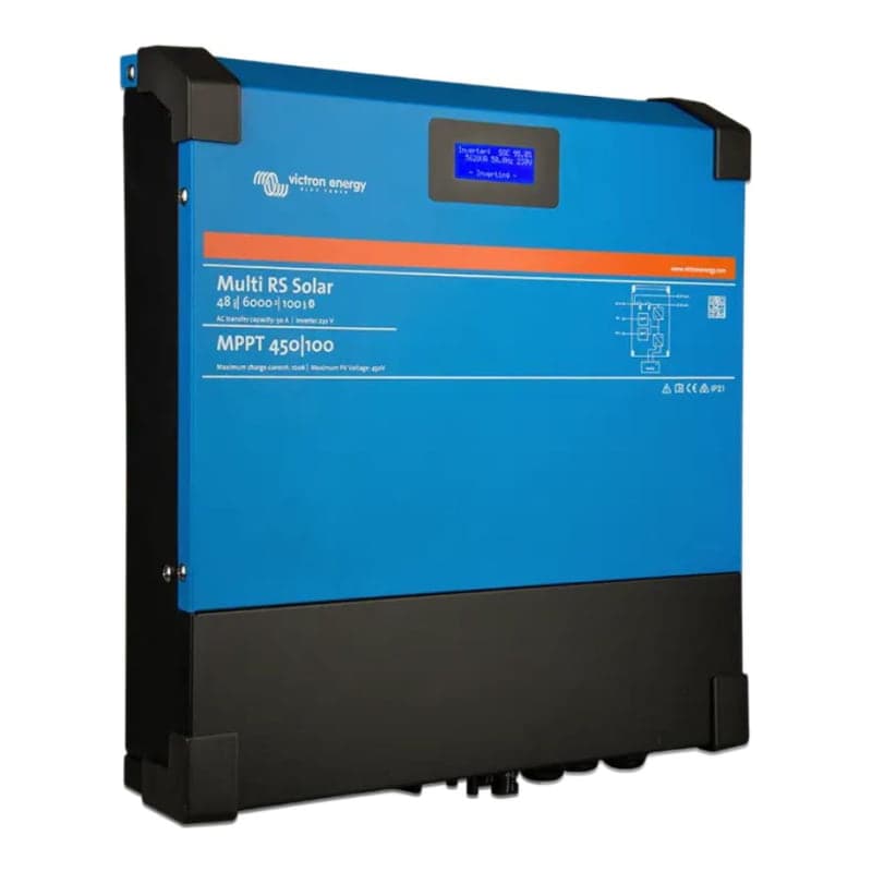 Inversor cargador VICTRON Multi RS Solar · 48V 6000VA 100A (VICTRON-INV-CARGADOR-MULTI-RS-SOLAR-48V-6000VA-100A)