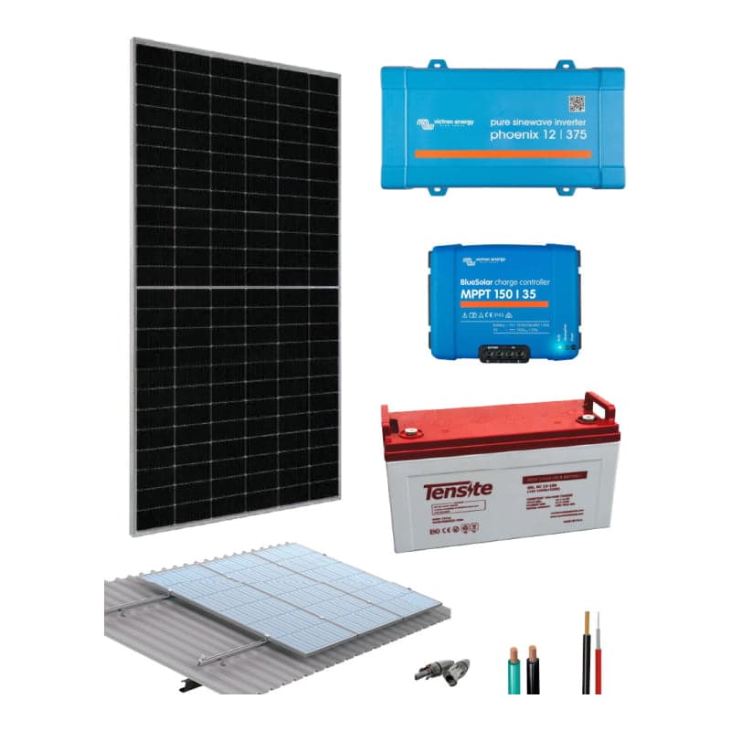 Kit para vivienda aislada VICTRON · 400W 12V (VICTRON-KIT-VIVIENDA-AISL-400W-12V)