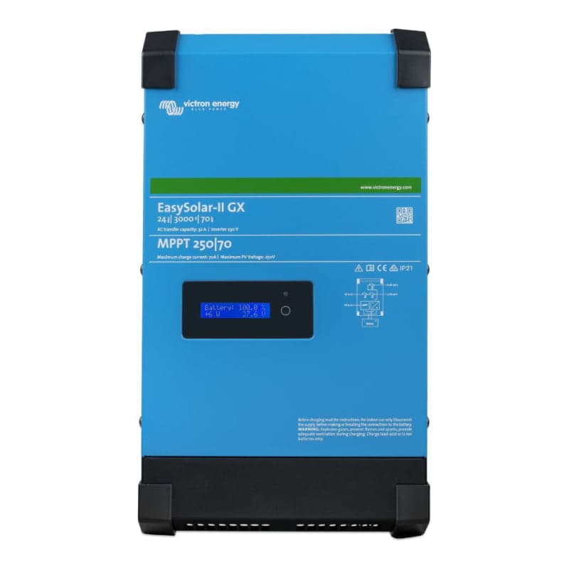 Inversor cargador VICTRON EasySolar-II GX 24/3000/70-32 · MPPT 250/70 (VICTRON-INV-CARGADOR-EASYSOLAR-II-GX-24/3000/70-32)