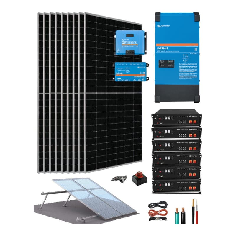 Kit solar litio VICTRON Multiplus II · 2400W 48V (VICTRON-KIT-AISLADO-MULTIPLUS-II-2400W-48V)