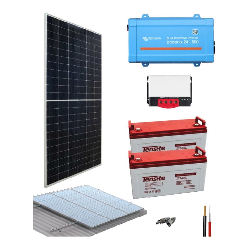 Kit solar aislado VICTRON Phoenix · 400W 24V (VICTRON-KIT-SOLAR-AISL-PHOENIX-400W-24V)