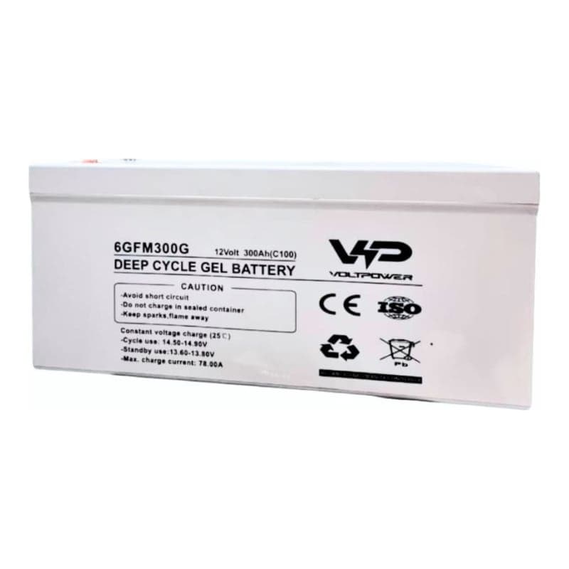 Batería de GEL VOLTPOWER 6FM300G · 12V 300Ah