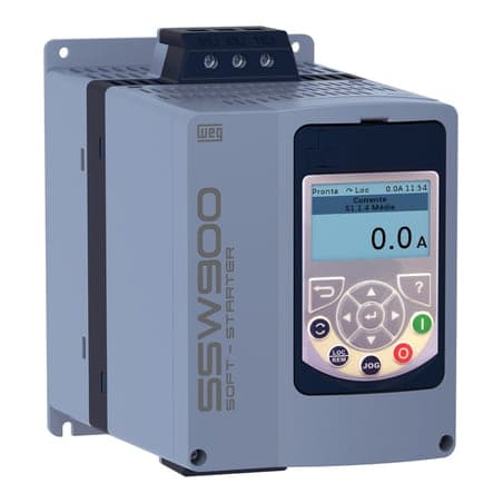 Arrancador suave WEG SSW900 A 0024 T5 E2 · 200-575VAC, 24A, 7.5HP/220VAC, 15HP/440VAC (SSW900-A-0024-T5-E2)
