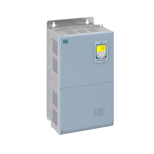 Variador de velocidad WEG CFW500 F 0105 T2 DB20G2 · 30kW / 40HP, 105A, 220-240V, trifásico (CFW500-F-0105-T2-DB20G2)