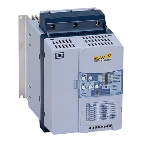 Arrancador suave WEG SSW07 0061 T5 SZ · 200-575VAC, 61A, 20HP/220VAC, 50HP/440VAC (SSW07-0061-T5-SZ)