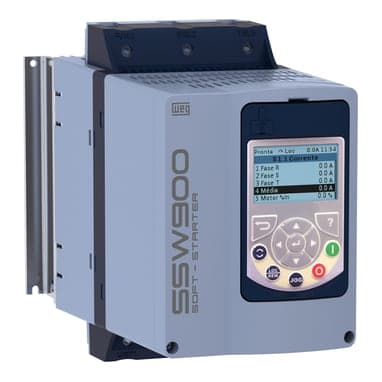 Arrancador suave WEG SSW900 B 0045 T5 E2 · 200-575VAC, 45A, 15HP/220VAC, 30HP/440VAC (SSW900-B-0045-T5-E2)