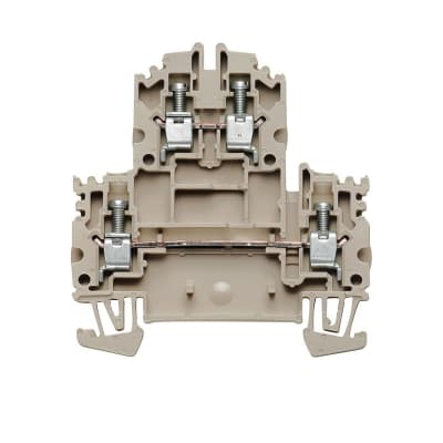 Bornes de paso WEIDMULLER 1041900000 · 4mm² (0.5-6mm²) 32A 800V 2 pisos/4 conexiones tornillo