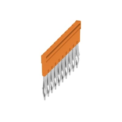 Puente enchufable WEIDMULLER 1528090000 · 10 polos para bornes WD../WTR/A2C/A4C/A2T/A3T 4mm²