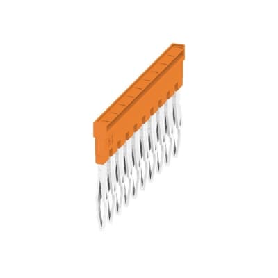 Puente enchufable WEIDMULLER 1527690000 · 10 polos para bornes WD../WTR/A2C/A4C/A2T/A3T 2.5mm²