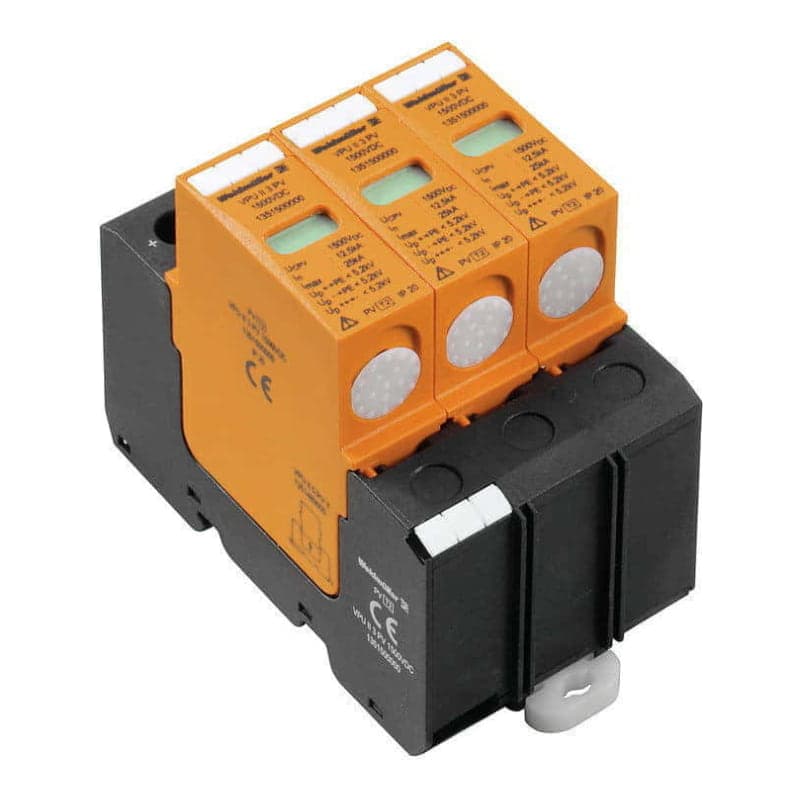 Protección sobretensiones WEIDMULLER VPU PVII 3 · 1500VDC (WEIDMULLER-PROTECCION-SOBRETENSIONES-VPU-PVII-3-1500VDC)