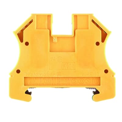 Borne de tierra WEIDMULLER 1010300000 · 10mm²(1.5-16mm²) 1kV 1 piso/2 conexiones tornillo