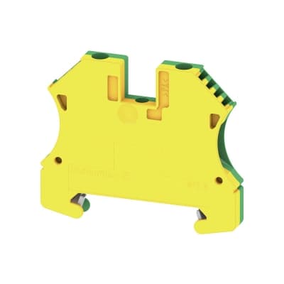 Borne de tierra WEIDMULLER 1010100000 · 4mm²(0.5-6mm²) 800V 1 piso/2 conexiones tornillo