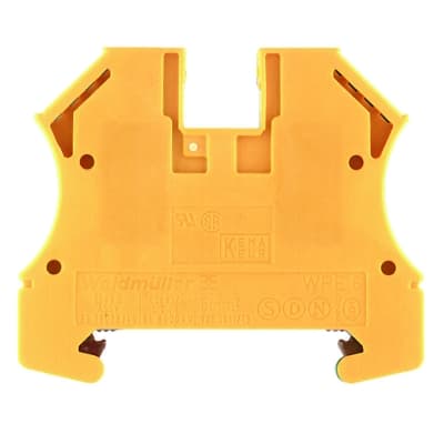 Borne de tierra WEIDMULLER 1010200000 · 6mm²(0.5-10mm²) 800V 1 piso/2 conexiones tornillo
