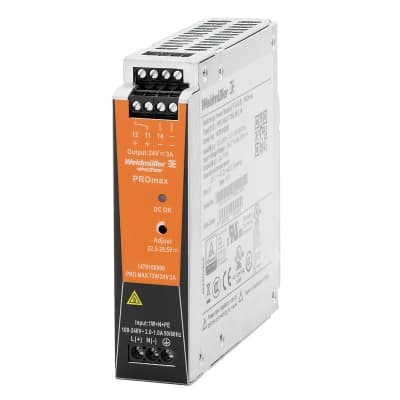 Fuente de alimentación WEIDMULLER 1478100000 · 100-240VAC salida 22-28VDC/3A/72W