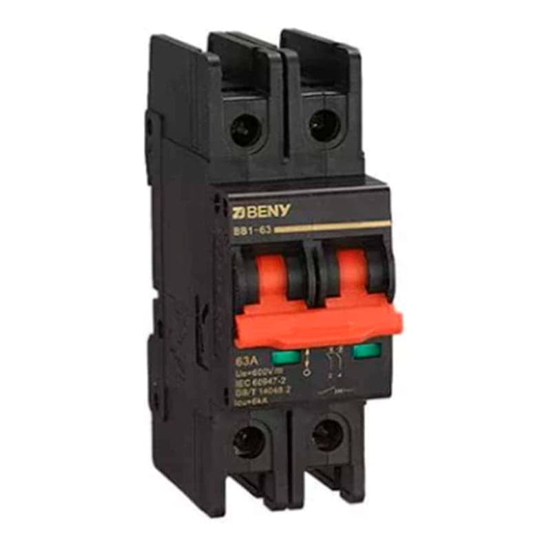 Termomagnético ZJ BENY · 32A 600VDC 2P (ZJBENY-TERMOMAG-32A-600VDC-2P)