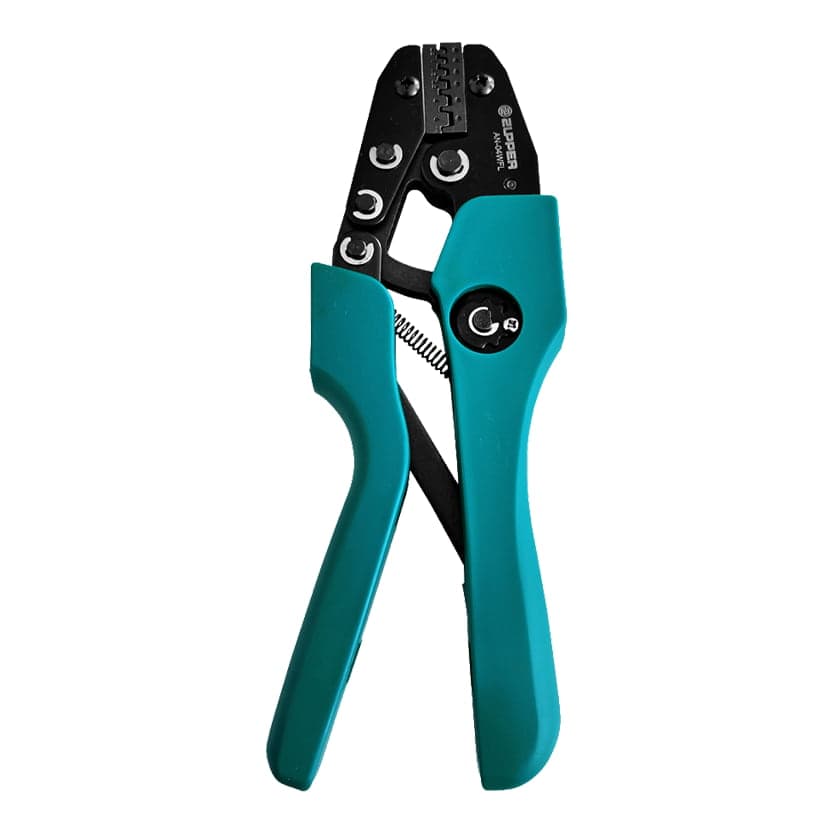 Alicate prensaterminal ZUPPER AN-04WFL · 0.5–6mm² (prensado trapezoidal)