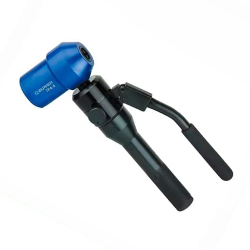 Sacabocado hidráulico manual portatil con matrices D ZUPPER TPA-8 · 22.5-61.5mm
