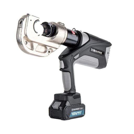 Prensa hidráulica A batería para terminal estañado rango ZUPPER EB-400 · 16-400mm²
