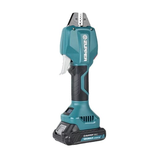 Prensa terminal inalámbrico ZUPPER MP-50 · + 2 bat. Li-ion 18V 2Ah + 1 cargador + 4