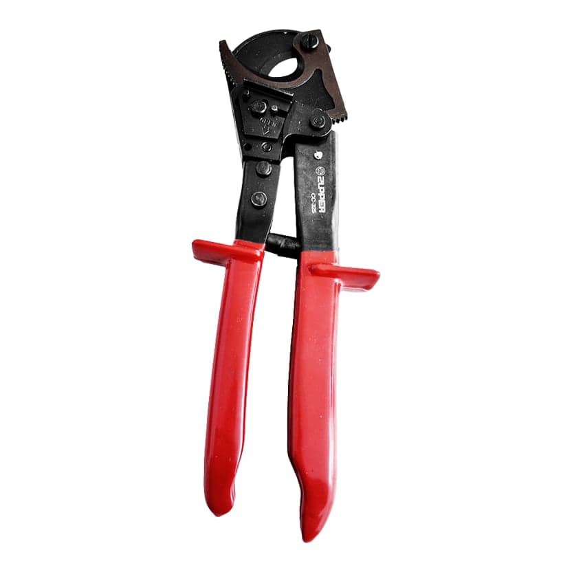 Cortador de cable con ratchet ZUPPER CC-325 · hasta 150mm² Cu/Al rojo