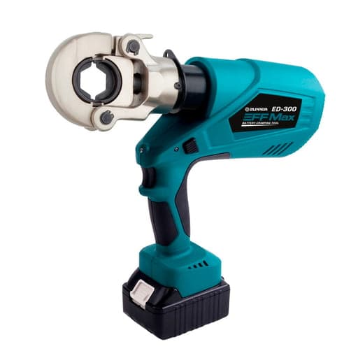Prensa hidráulica A batería para terminal estañado rango ZUPPER ED-300 · 16-300mm²