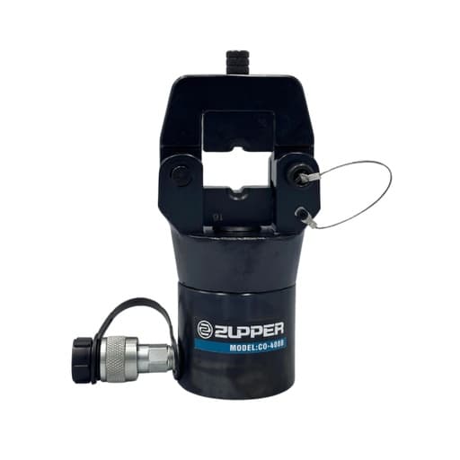 Cabezal hidráulico split para terminal rango ZUPPER CO-400B · 16-400mm² requiere bomba exter