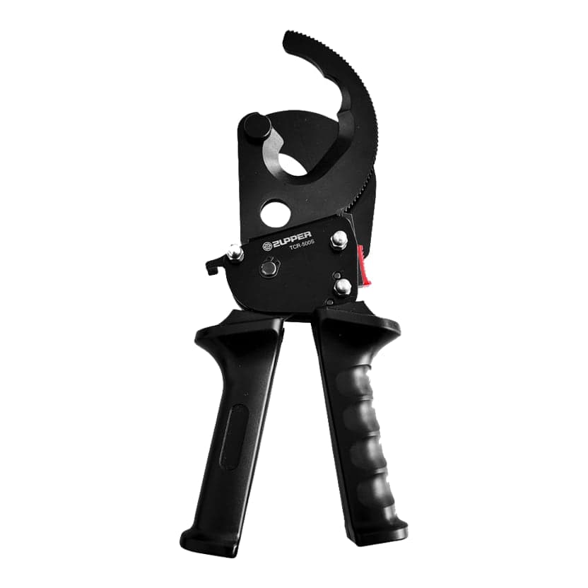 Cortador de cable con ratchet ZUPPER TCR-500S · hasta 500mm² Cu / 400mm² Al azul